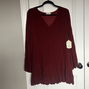 NWT ALTARD STATE DRESS IN WINE COLOR SIZE M